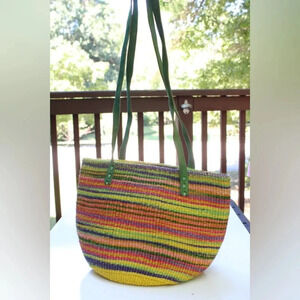 Hand made basket bag
